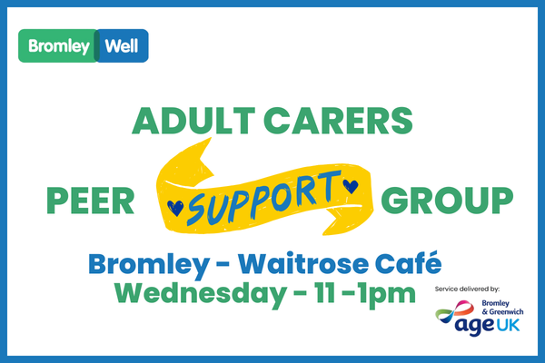 Adult Carers Coffee & Chat Waitrose