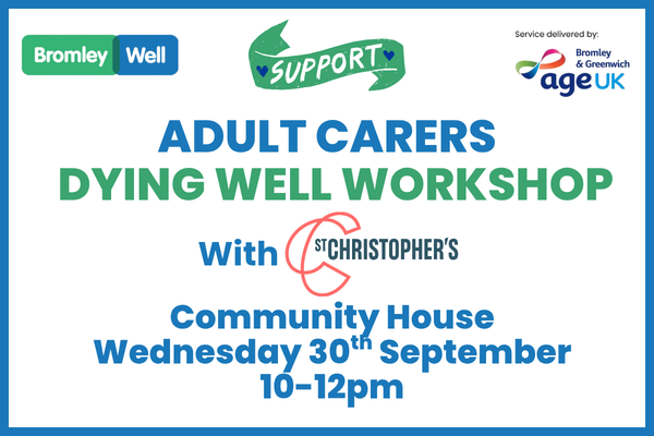 Adult Carers Dying Well Workshop