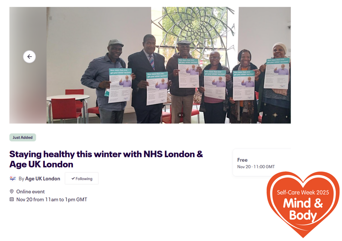 row of 6 older people smiling to camera