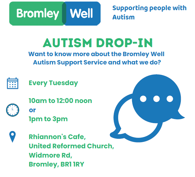 autism drop in poster TUESDAY 2023