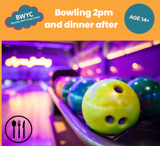 a bowling alley and neon lighting