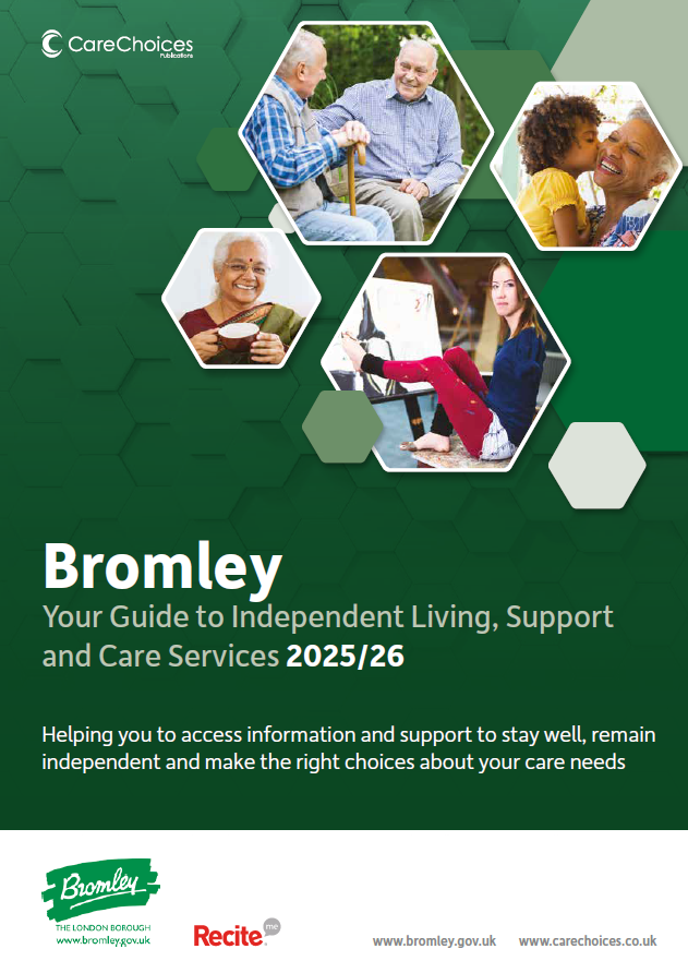 front cover of Bromley care directory