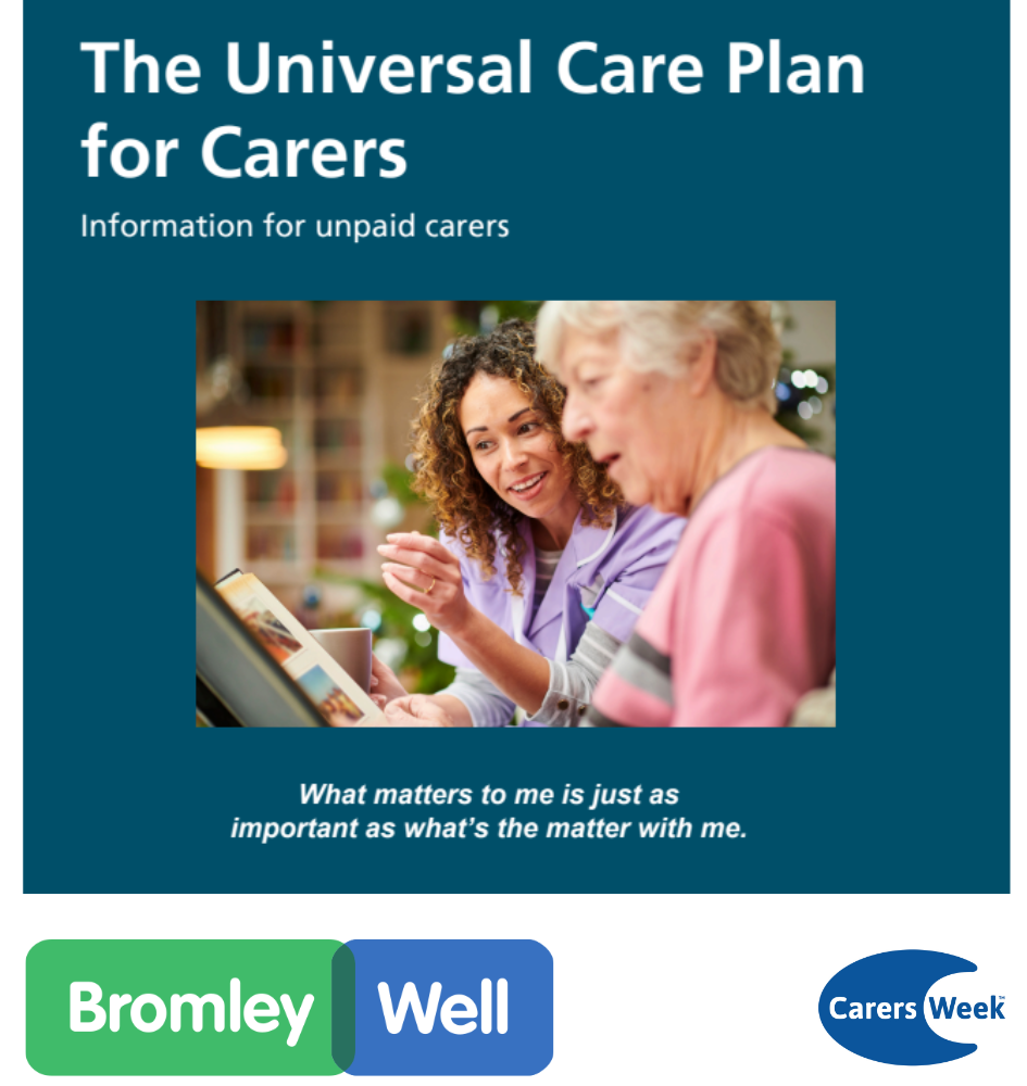 front page of NHS leaflet about universal care plan in London