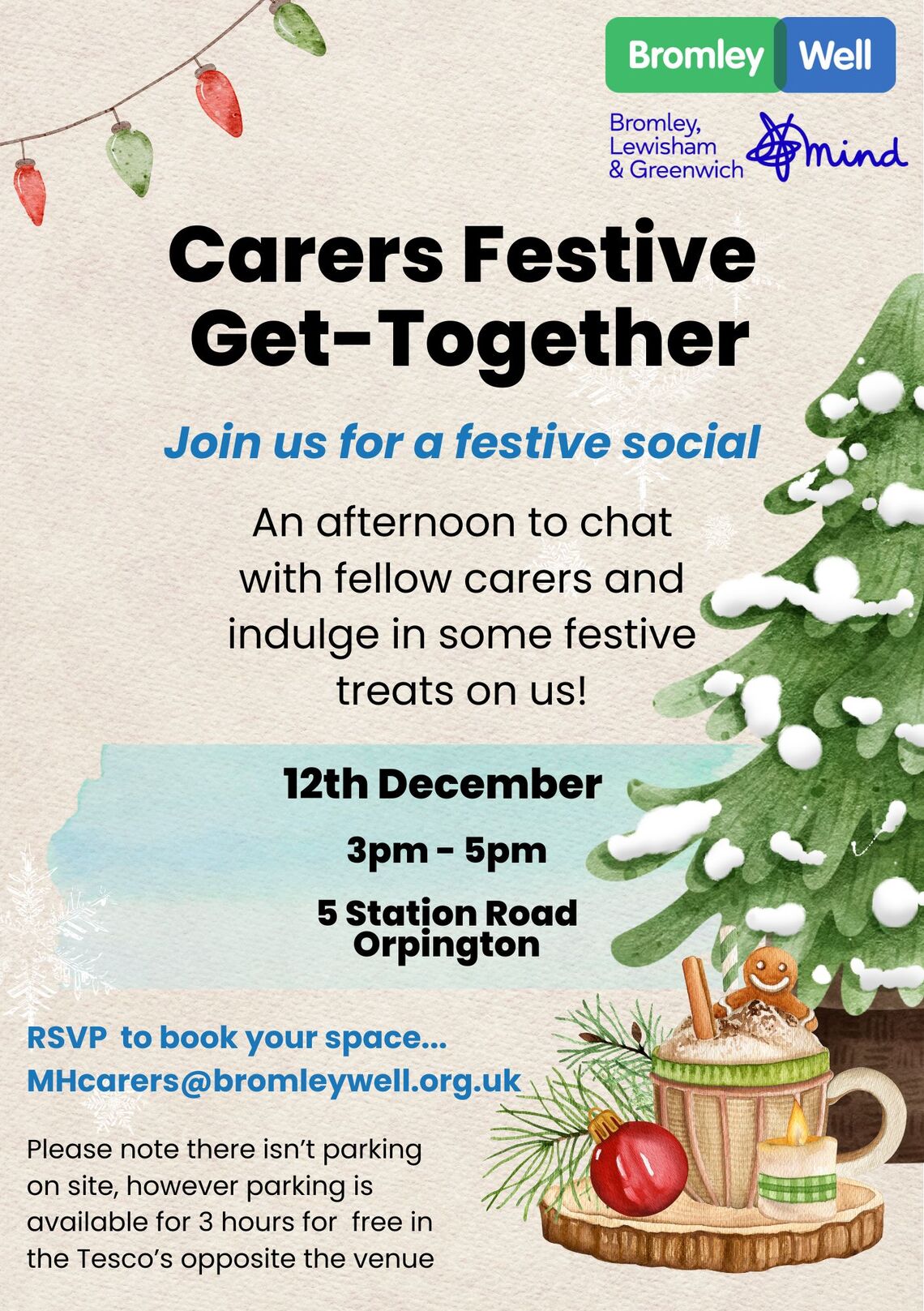 Carers Festive Get-Together Advert