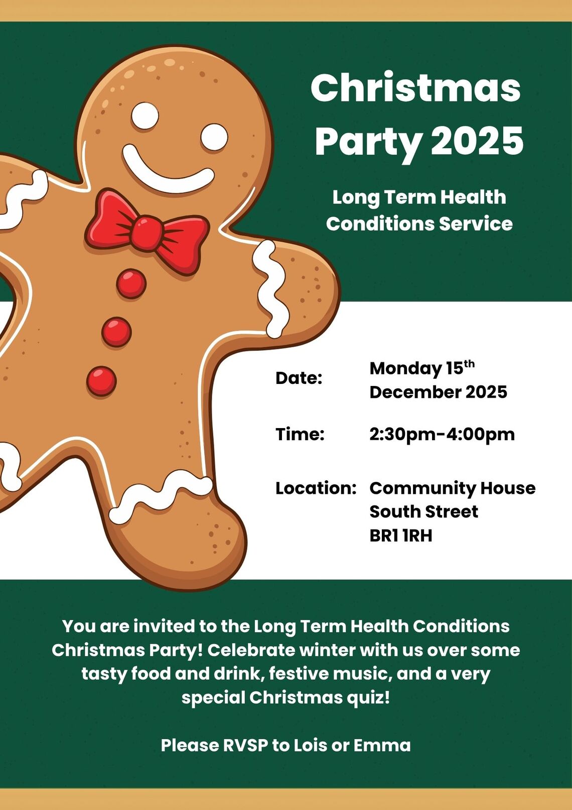 Christmas invite 2025