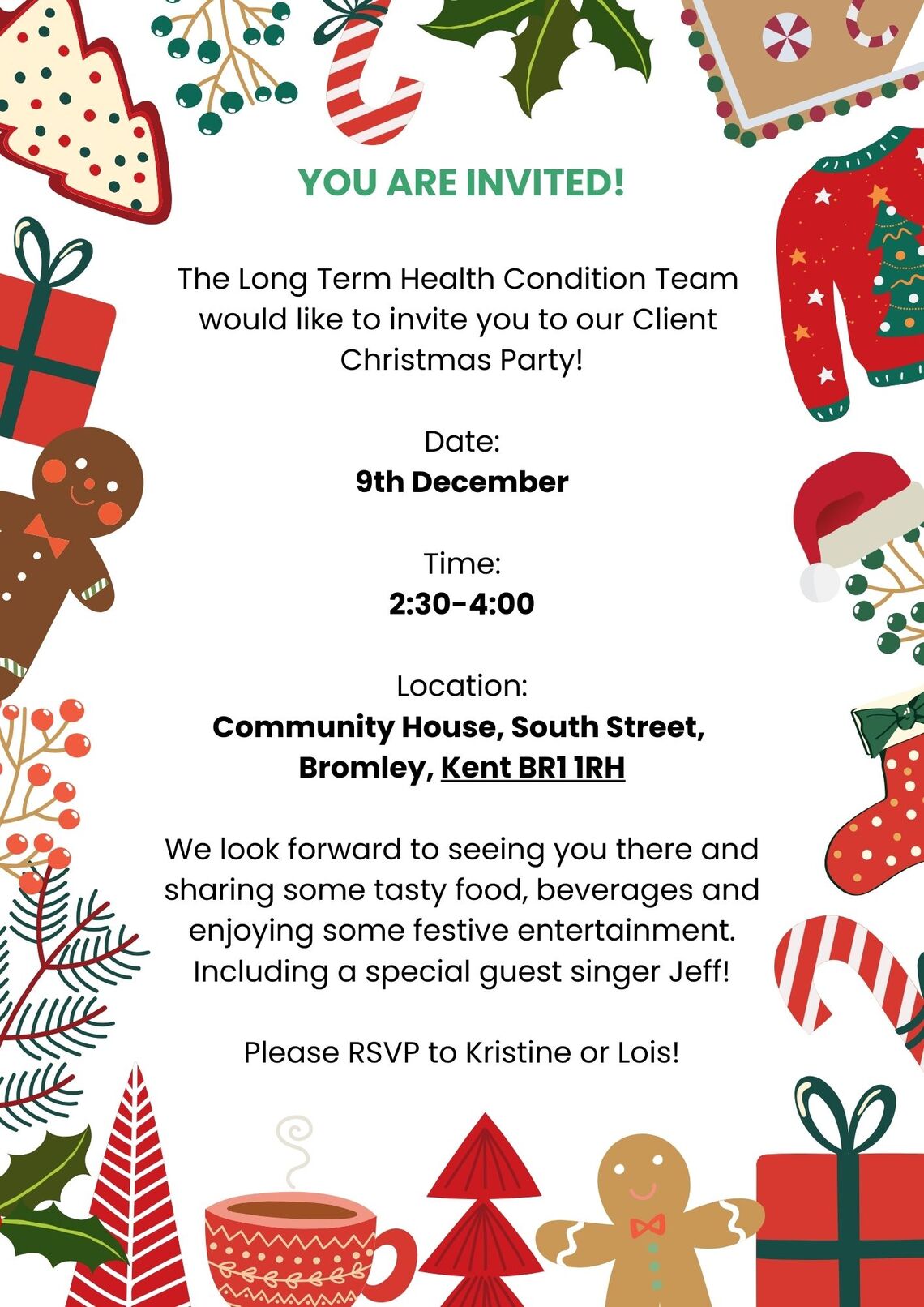 Christmas invite