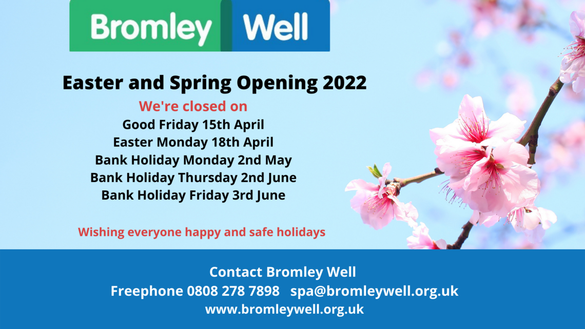 Easter and Spring opening 2022