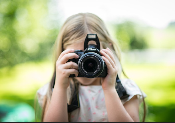 Girl with camera