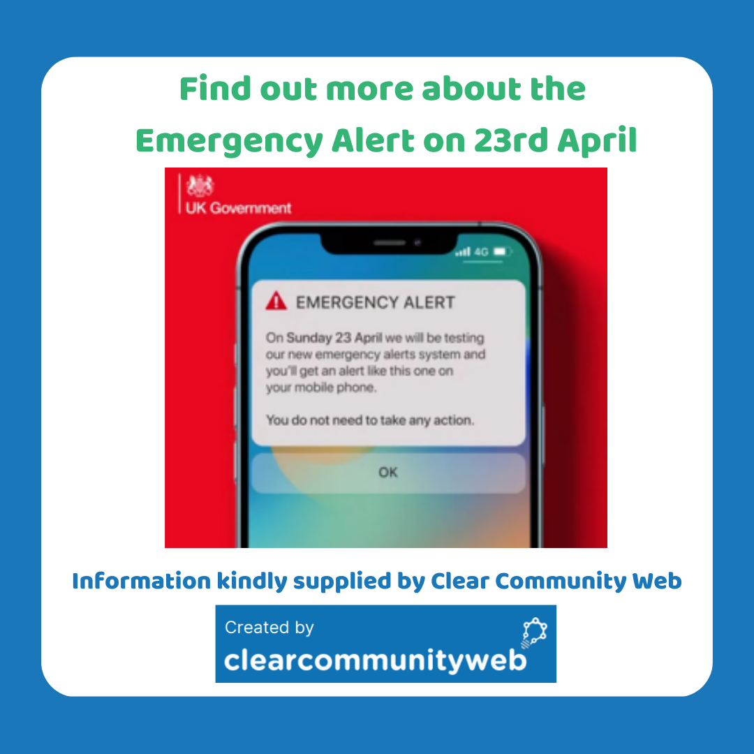 More information about the Emergency Alert on 23rd April Bromley Well