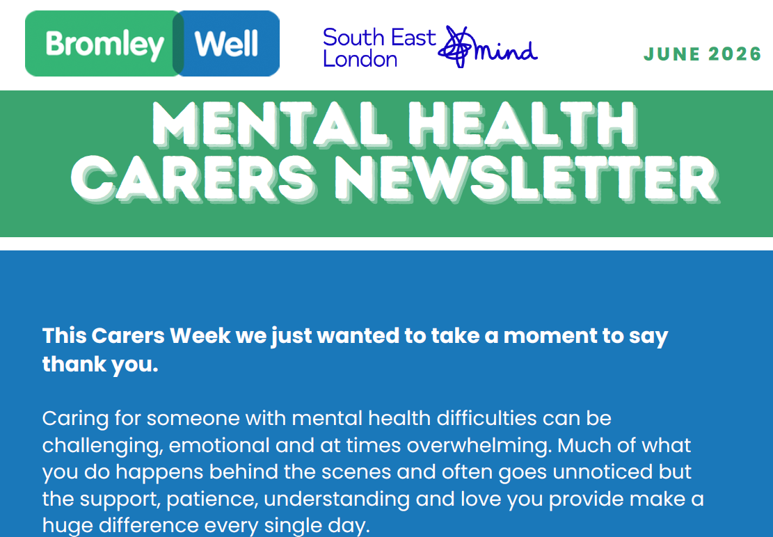 mental health carers newsletter june 2026