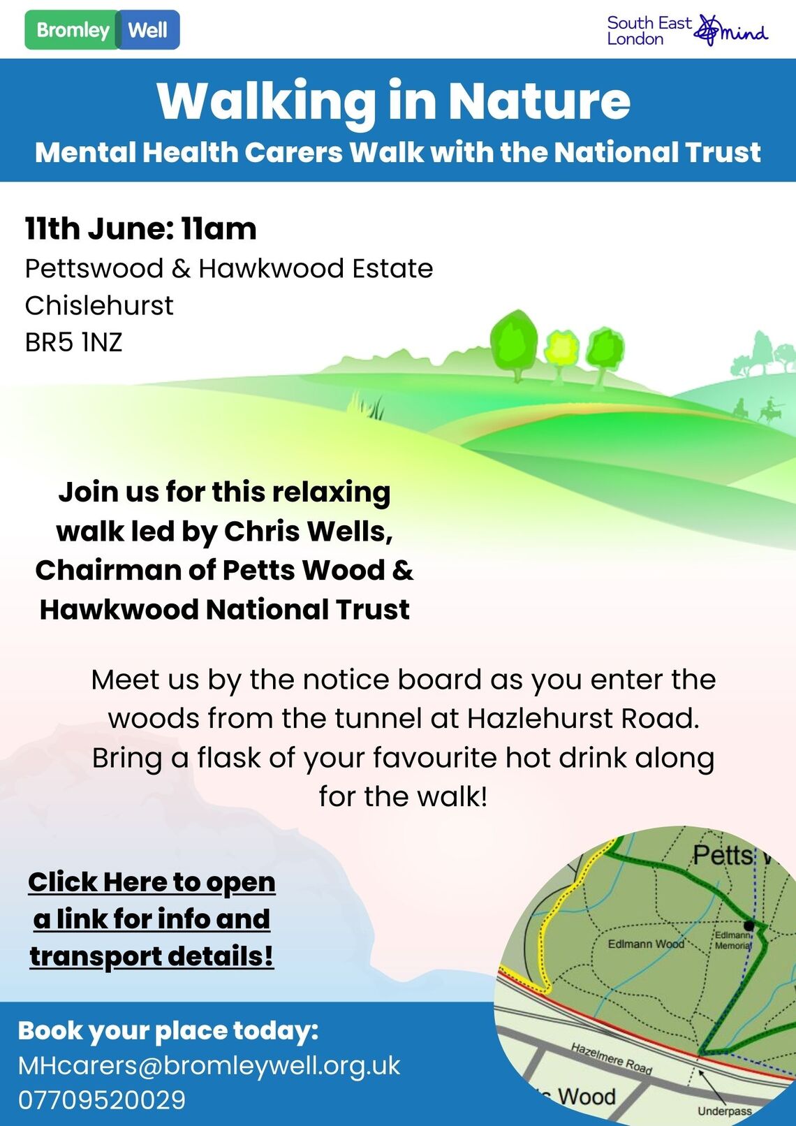 National Trust Carers Walk Advert
