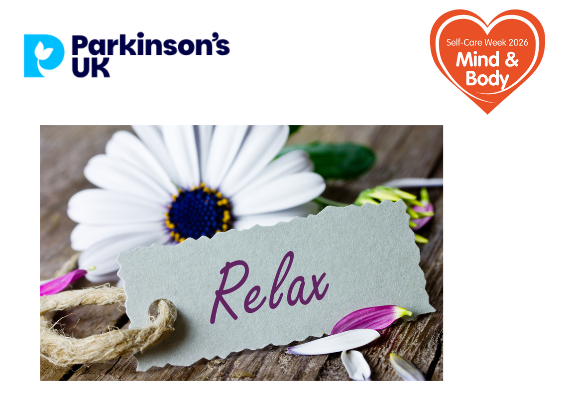 relax written on a label