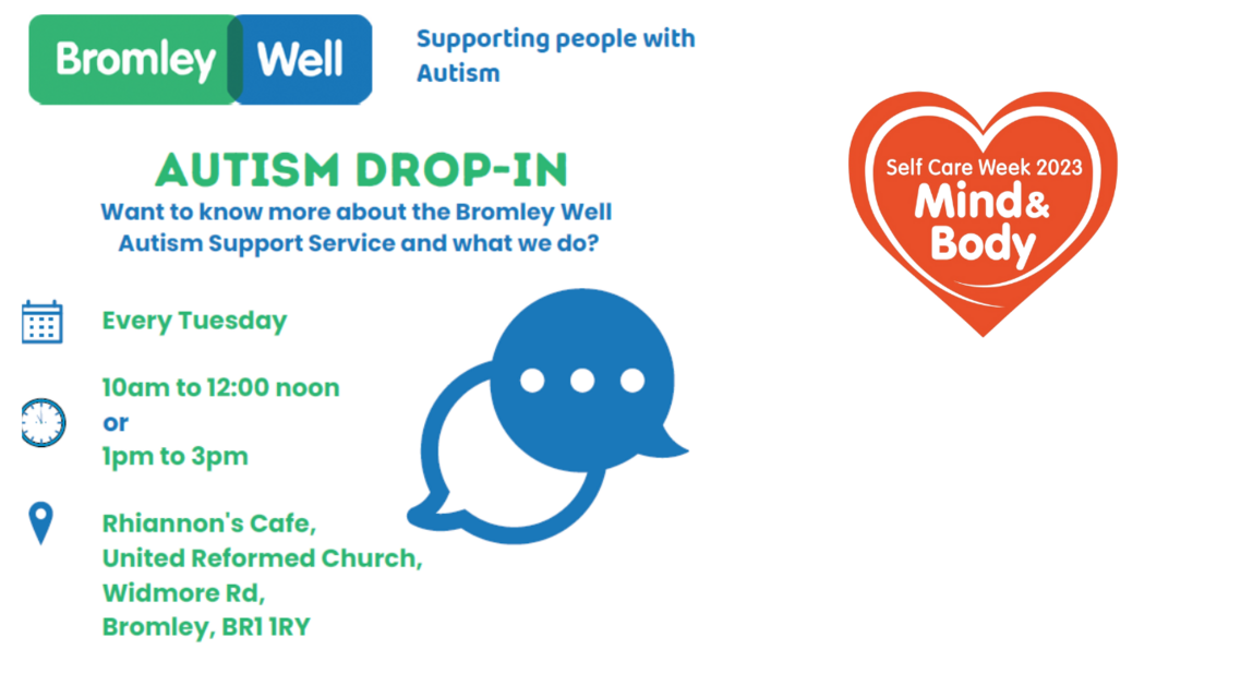 self care week autism drop in