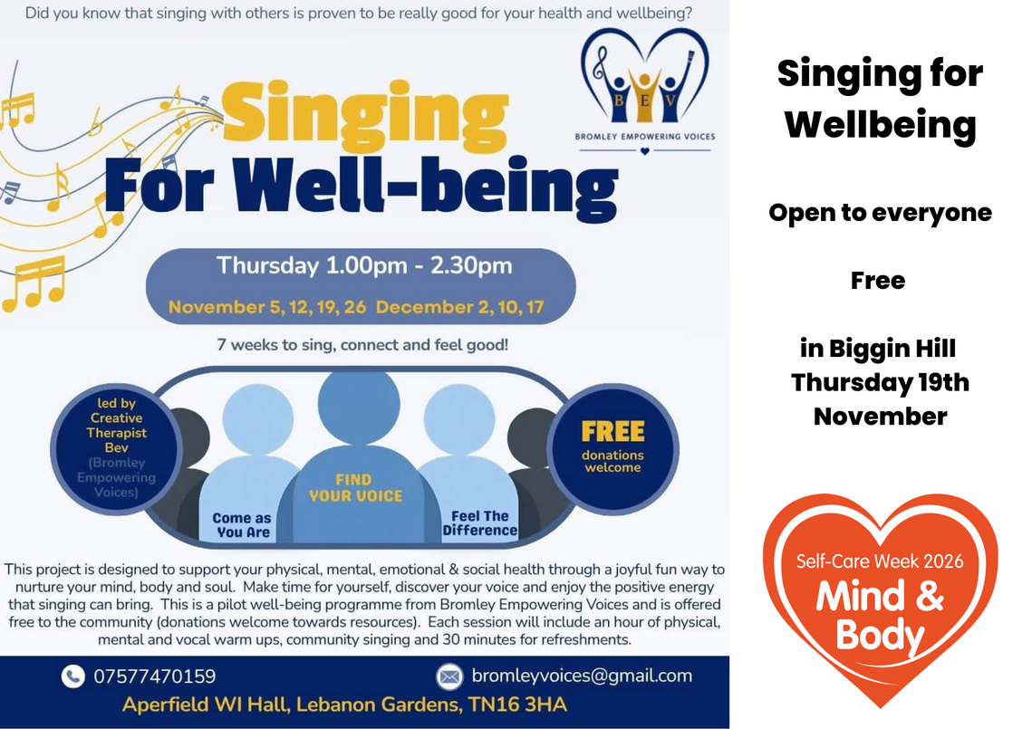 singing for wellbeing