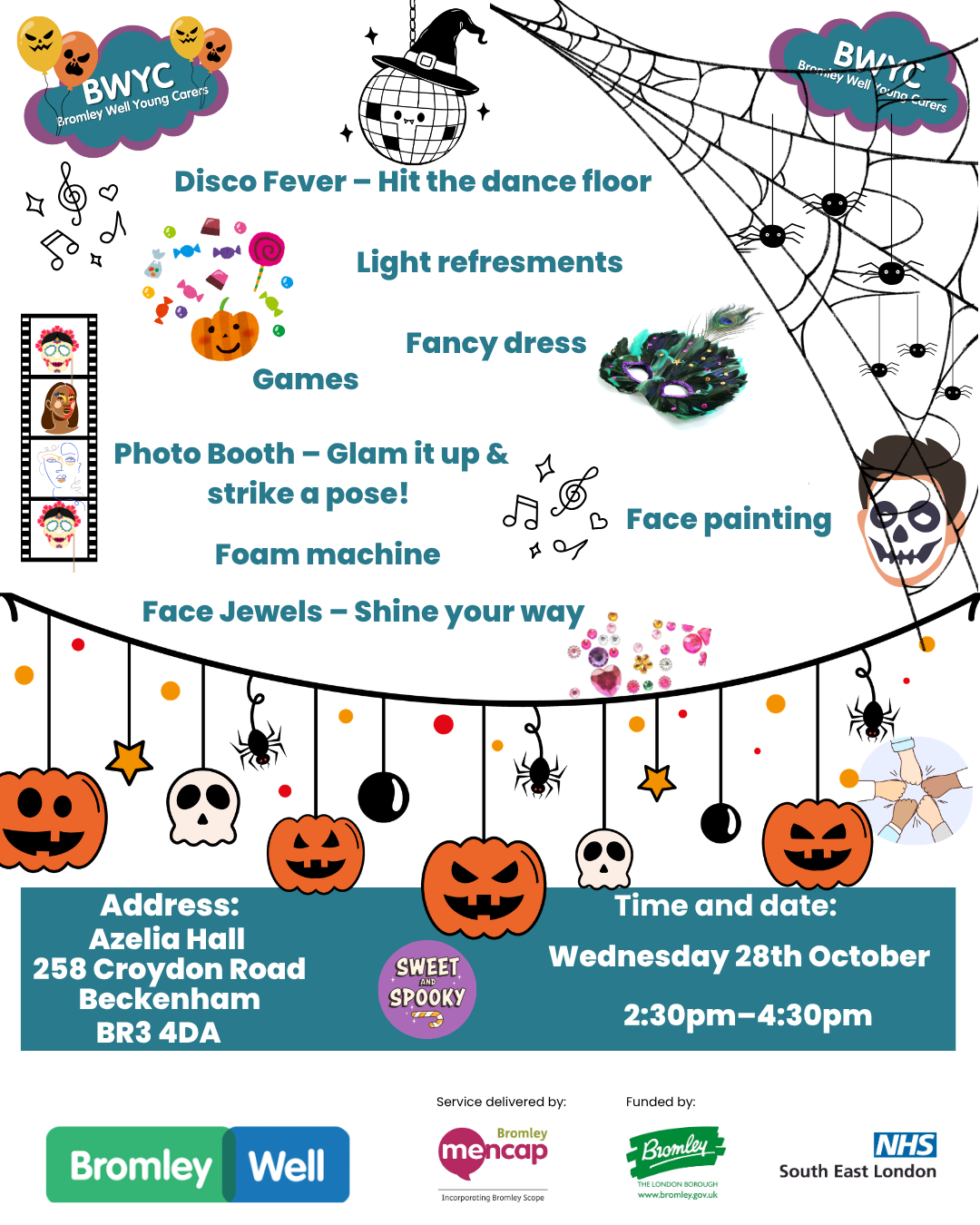 Poster for Spooktacular Event for Young carers