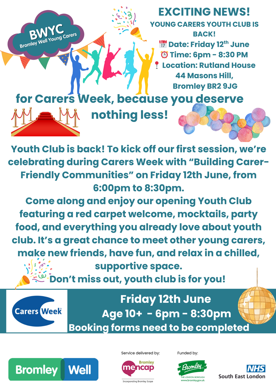 young carers youth club june 12 2026