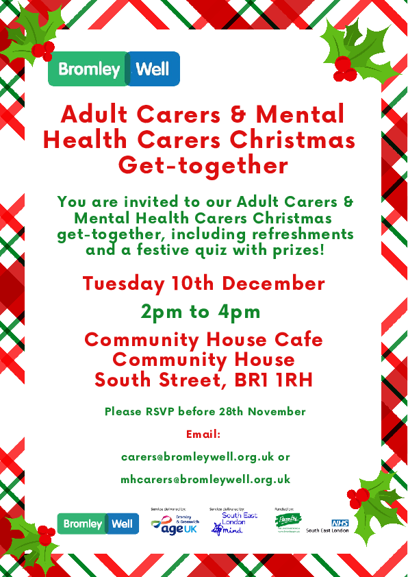 Adult &amp; Mental Health Carers Christmas Get-together