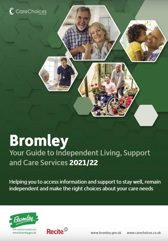 Front Page of the Independent Living Guide